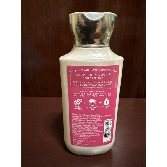 Bath & Body Works RASPBERRY SUGAR Body Lotion 8 oz - Picture 2 of 2